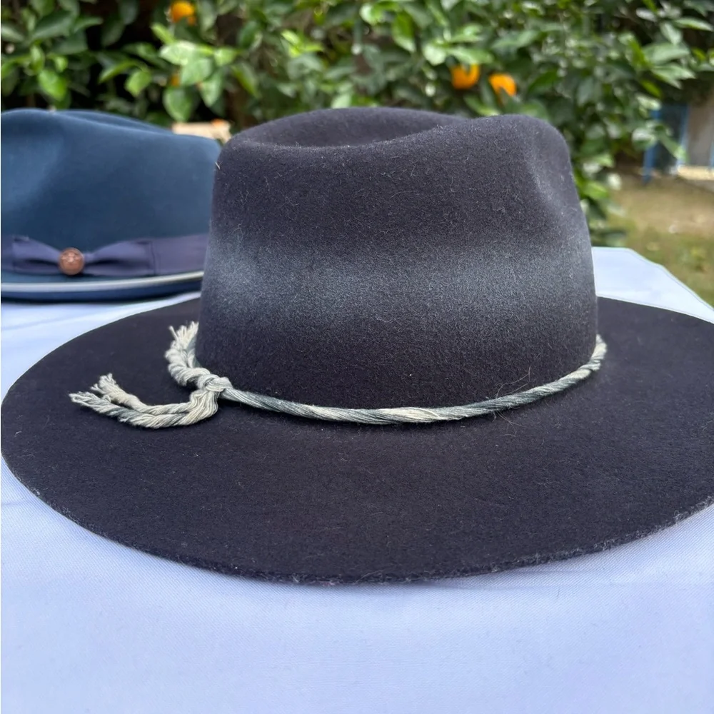 Goorin bros black wool hat size large - Picture 2 of 4